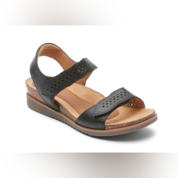 Cobb Hill May Wave Strap Sandals Size 10 Extra Wide Fit Women's - Picture 2 of 6